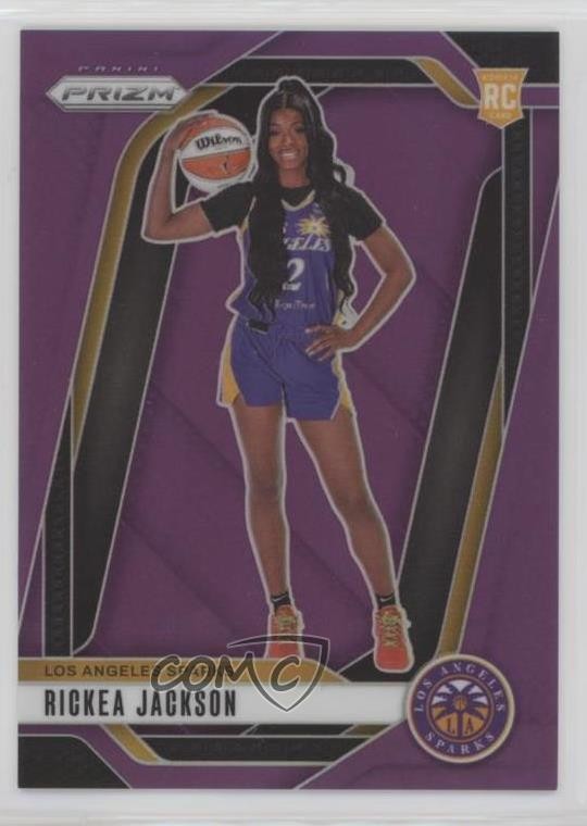 2024 Panini Prizm WNBA Purple Prizm 56/149 Rickea Jackson #144 c7n