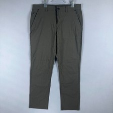 Weatherproof Chino Pant Mens Size 34WX32L Tech Utility Pant Oliver Green