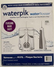 Waterpik Ultra Plus  Cordless Freedom Water Flosser Tips Sealed