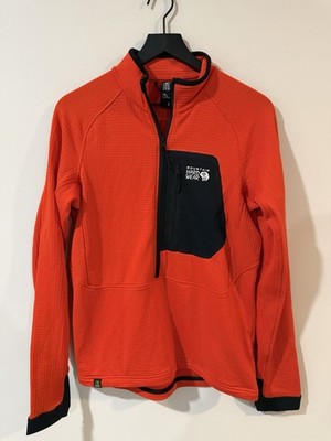 Mountain Hardwear Polartec Power Grid Half-zip Jacket Orange Men s Small