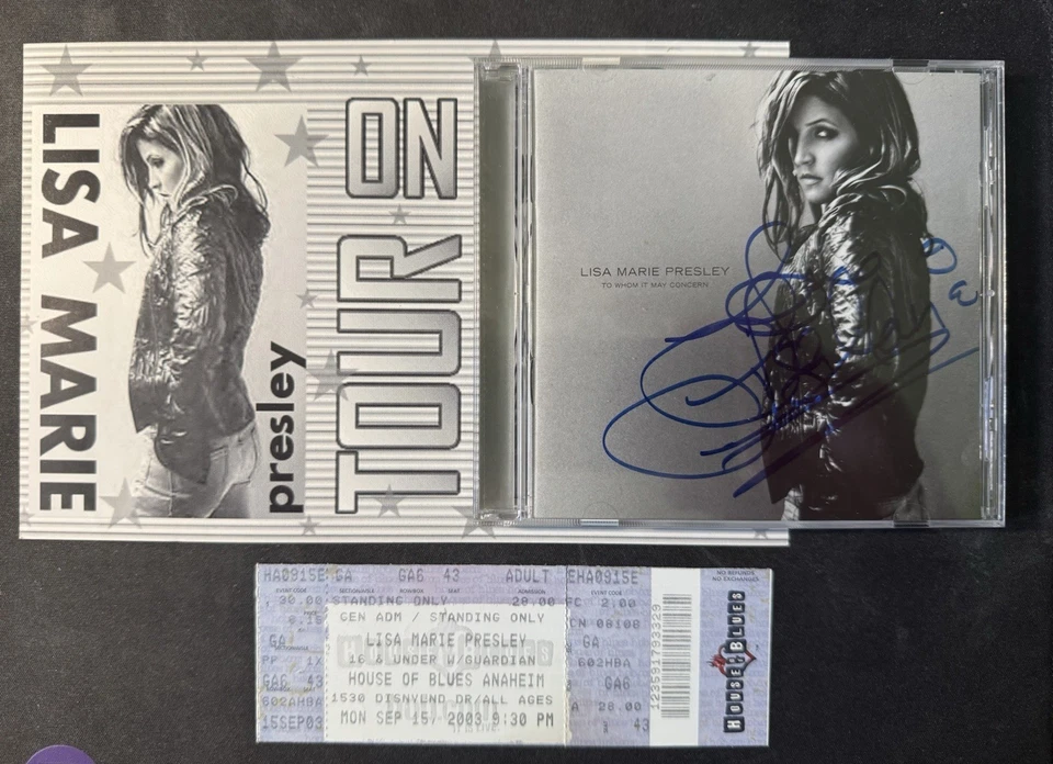 LISA MARIE PRESLEY To Whom It May Concern USA CD with Lisa's AUTOGRAPHS - Image 3 of 3