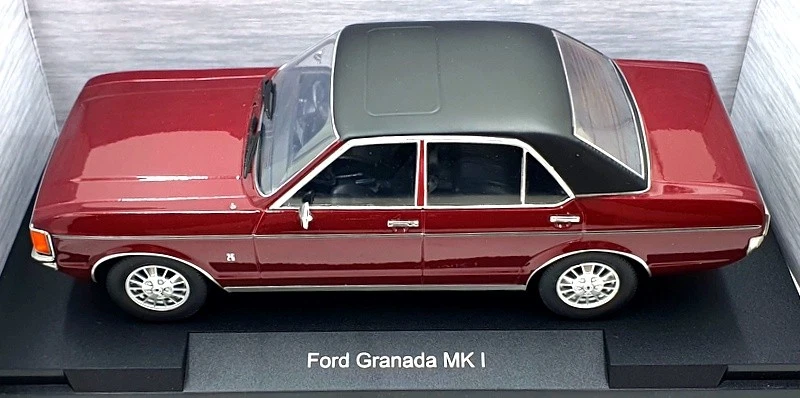 Model Car Group 1/18 Scale MCG18467 Ford Granada MK I Met. Dark Red / Black RHD - Image 4 of 4