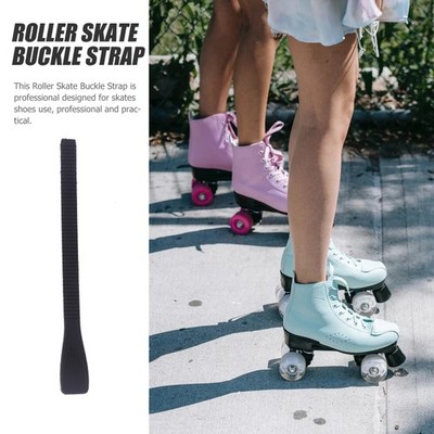 230MM Black Nylon Inline Skating Strap Skate T Shape Roller Skates Buckle Strap