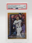 FREDDIE FREEMAN 2025 TOPPS CHROME UPD ALL STAR GOLD REF /50 #11 PSA 9 Q6860