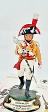 Chas stadden napoleonic figure 90 mm studio paint drum major 5th Warwickshire