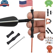 Soft Rubber Bow String Finger Savers - Multi-Color Options, Ideal for Accuracy