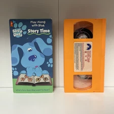 Blue’s Clues Story Time VHS Good Condition VHS Nickelodeon Nick Jr