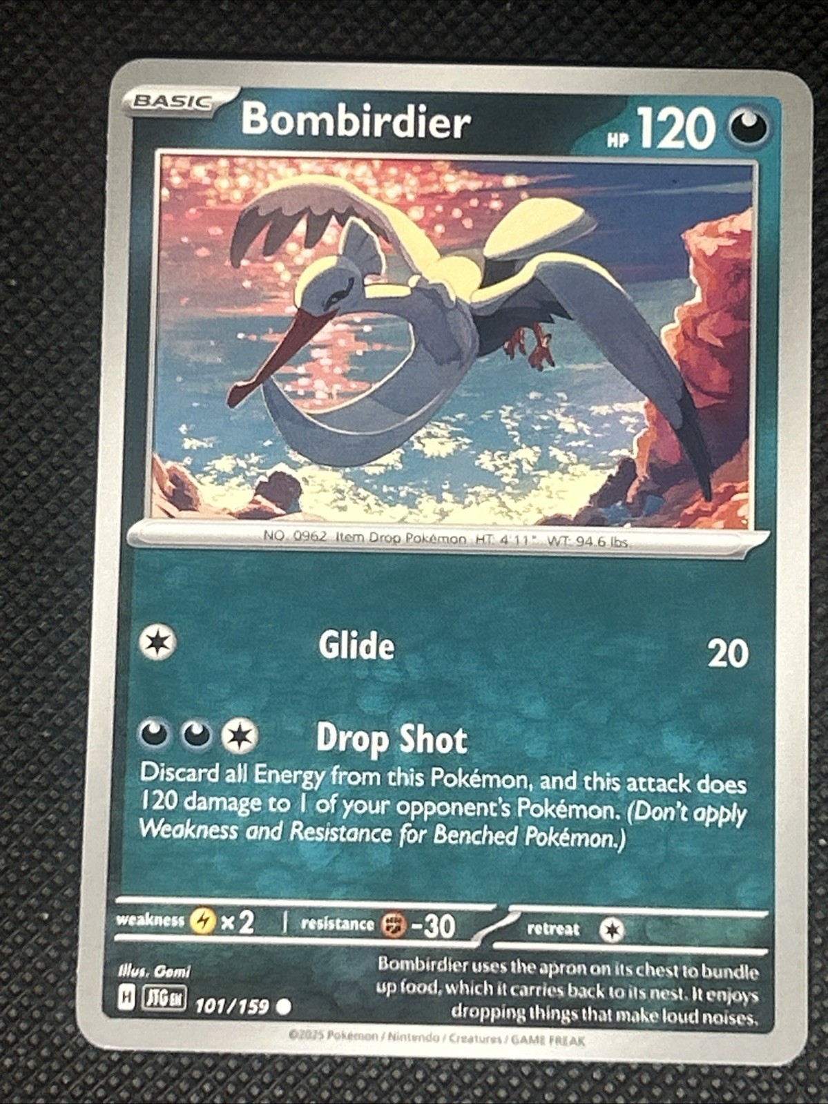 Bombirdier 101/159 Pokemon Sv09: Journey Together Non Holo