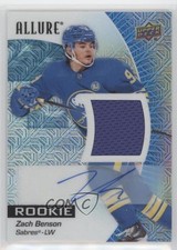 2023 Upper Deck Allure Rookies Blue Line Jersey 11/35 Zach Benson #115 Auto 1q7q