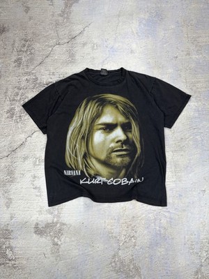 Nirvana Kurt Cobain vintage t shirt mech rare faded c