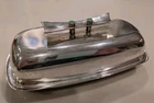 Jade Plain by Towle Covered Butter Dish - All Sterling Silver - 204 Grams