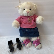 Build-a-Bear Pink and White So Soft Bear Princess Clothing, Shoes & Skates Lot