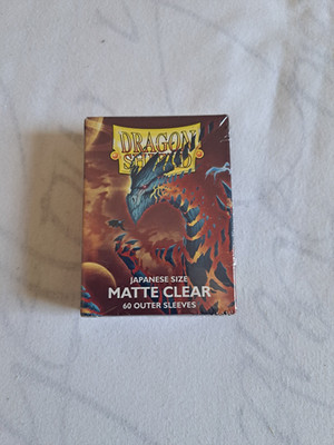 Dragon Shield Japanese Size Matte Clear (60 Outer Sleeves) NEU
