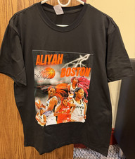NEW Aliyah Boston Indiana Fever Black Tee TShirt Mens M Womens L WNBA Basketball
