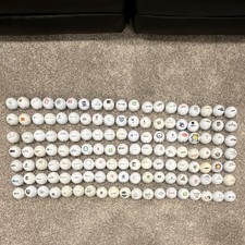 140 Logo Golf Balls Collection Souvenir Lot Various Brands