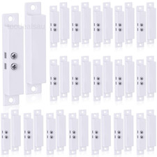 20 Sets NC Wired Surface Mounted Alarm Magnetic Door Contact white