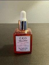 Sunday Riley CEO Glow Vitamin C Turmeric Face Oil .3 fl oz 10 ml Travel Size NEW