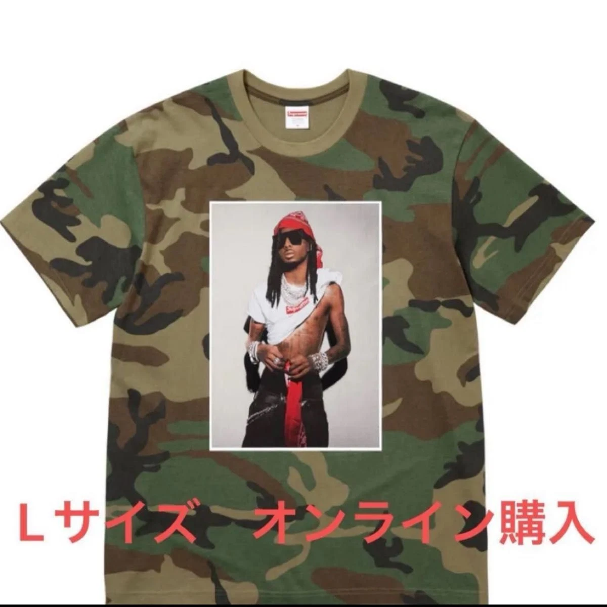 Supreme男式迷彩T恤| eBay