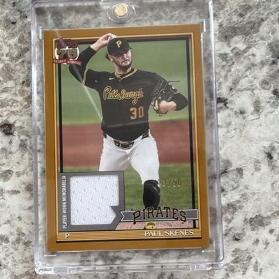 Topps 2026 Paul Skenes Pirates 1991 Topps Relic 91R2-PS Serial 33/50