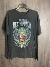 Five Finger Death Punch 2018 Tour Heavy Metal Hard Rock Band T-Shirt Men X-Large