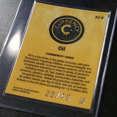 2024/2025 Cardsmiths Moneda Serie 4, #57-SP Aceite - Gema Citrino 22/45 - Imagen 8 de 12