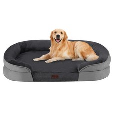 Orthopedic Dog Bed for Large Dogs with Memory Foam, Waterproof Dog Sofa, Wash...