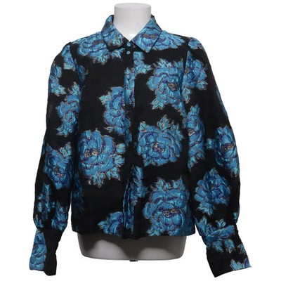 YAS, Hemd, Größe: L, Schwarz/Blau/Mehrfarbig #CpB