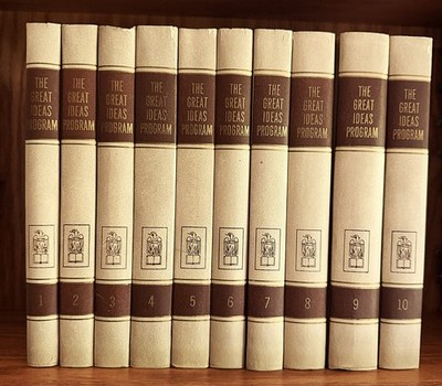 Vintage 1959 The Great Ideas Program Complete 10 Volume Set Mortimer Adler -MINT