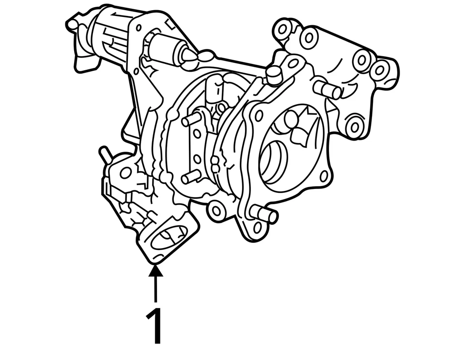 Acura Rdx 2019 turbocompresor turbo cargador súper cargador supercargador R3DP9 Foto 4 de 4