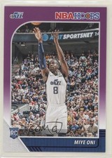 2019-20 Panini NBA Hoops Purple Miye Oni #257 Rookie RC zb3