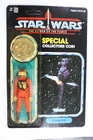 Star Wars Vintage Kenner MOC B-Wing Pilot POTF 92 Card and Gold coin ROTJ