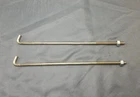 (2) Universal J-Hook Type 8" battery hold-down bolts