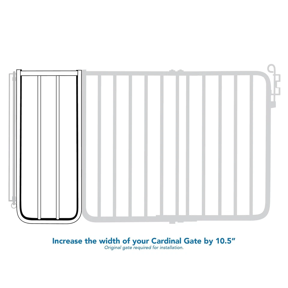 BX1 Baby Gate Extension - Fits Safety Gates - 10.5 Inch Wide Dog Gate Extensi... - Image 4 of 4