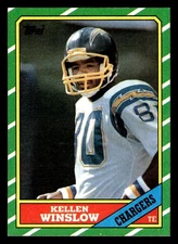 1986 Topps #237 Kellen Winslow HOF NM QTY