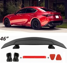 For Lexus Isf 350 250 300 46gt-style Car Rear Trunk Spoiler Wing Lip Matteblack For Lexus Isf 350 250 300 46gt-style Car Rear Trunk Spoiler Wing Lip Matteblack
