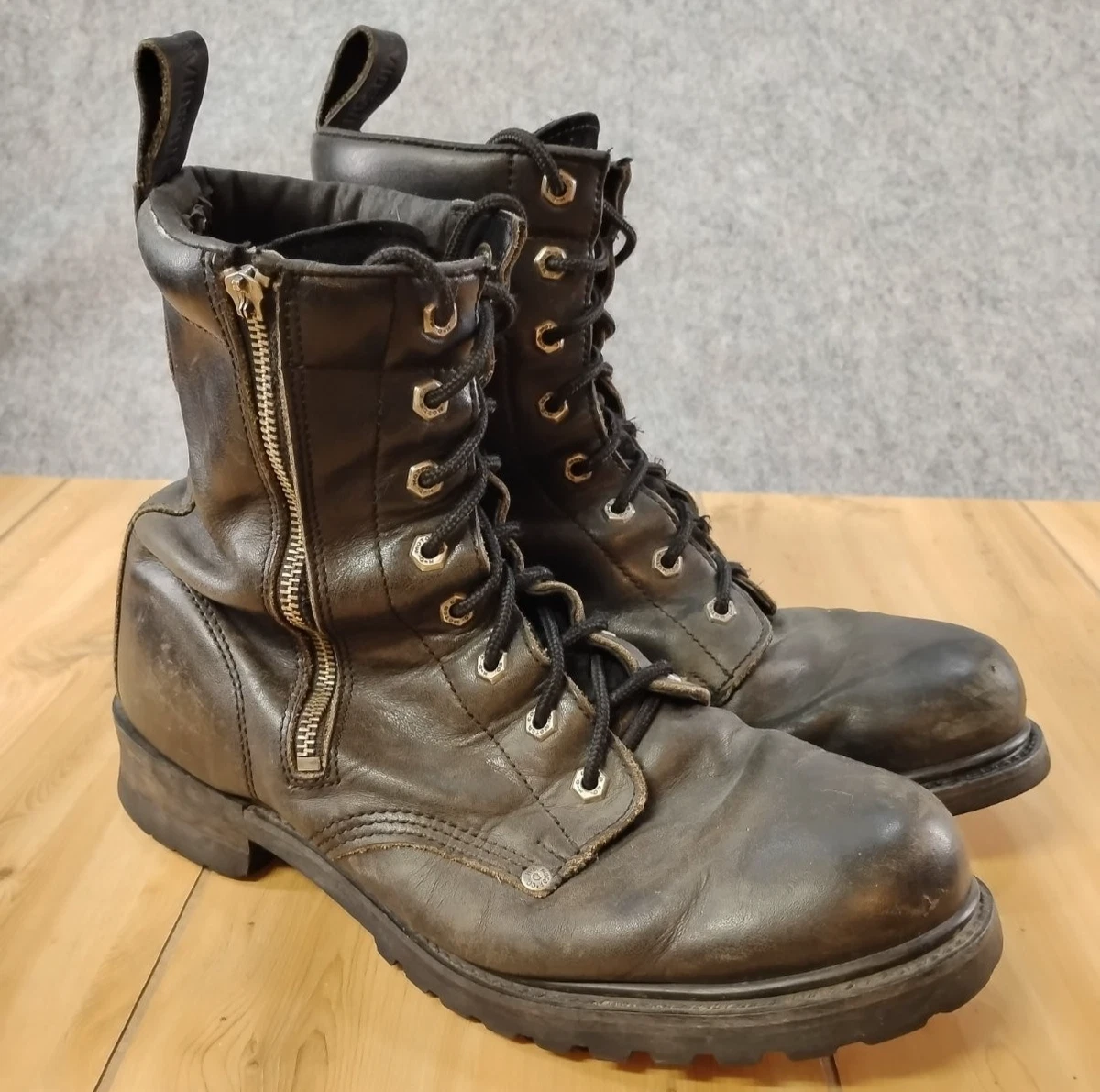 靴 VINTAGE l Strap Distressed Boots Distressed Boots In Men's Boots for sale - eBay