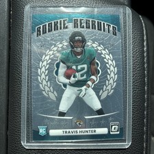 Travis Hunter Rookie 2025 Donruss Optic #3 Rookie Recruits Jacksonville Jaguars
