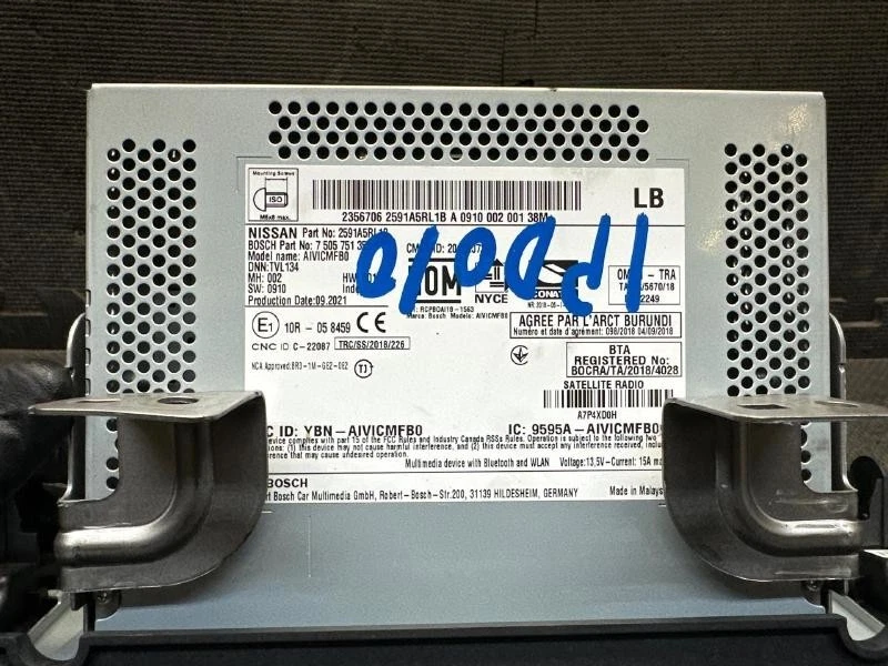 2020-2021 Nissan Versa Audio Radio Stereo Receiver 7" Touch Screen Display OEM Foto 4 de 4