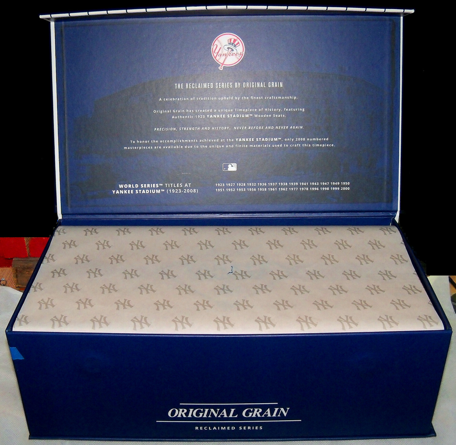 ⚾ORIGINAL GRAIN 1923 YANKEE STADIUM SEAT WATCH 120/150! Jeter Mantle