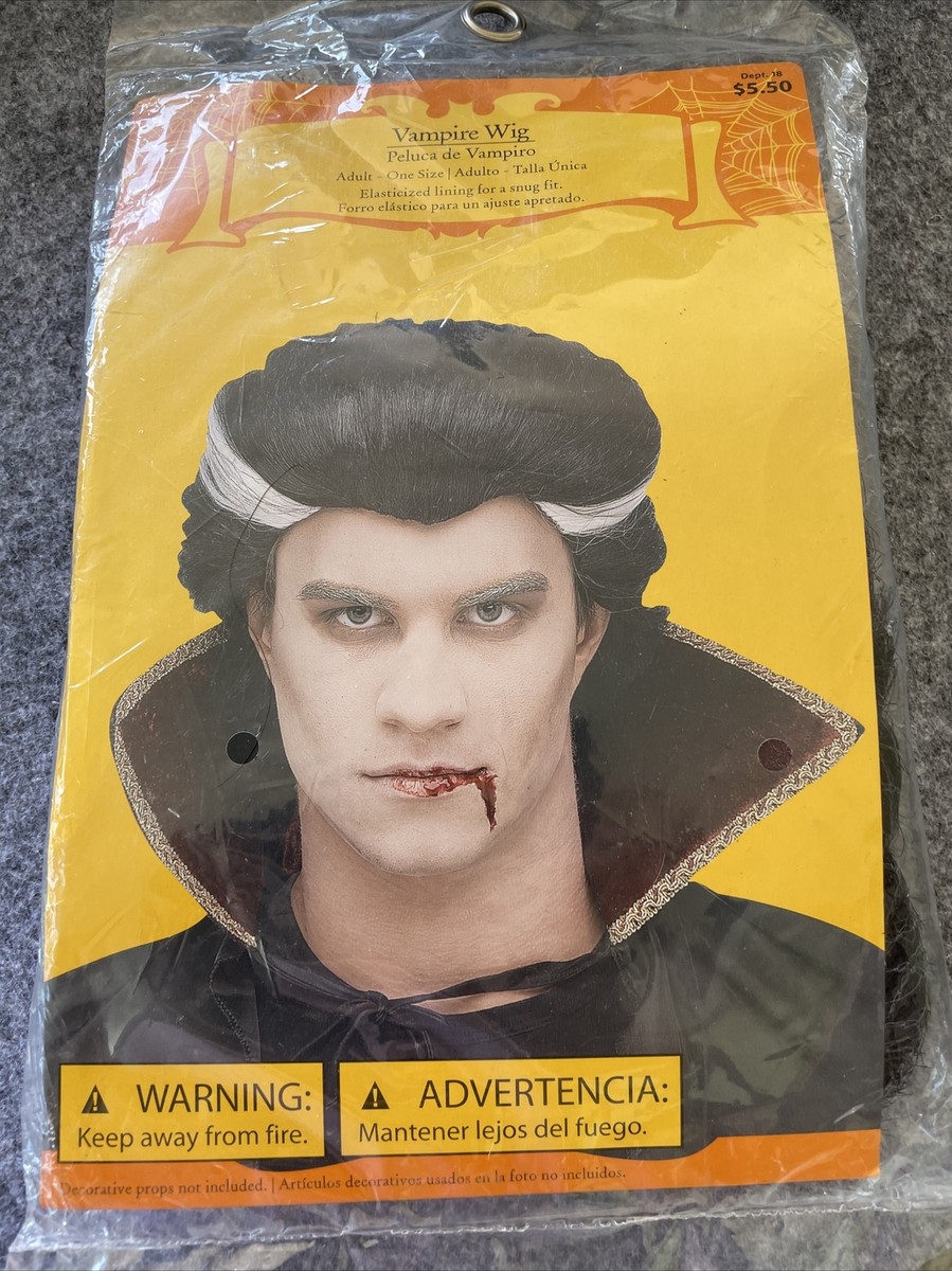 Vamp Wig Adult Black Vamp Wig Adult Black