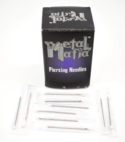 10 Pcs Body Piercing Hollow Needles Surgical Stainless Steel 20g, 15g, 13g, 11g - product listing photo