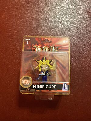 New 2020 Phat Mojo  Series 1 YuGiOh Yami Yugi Mini Figure W/ Card