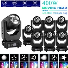 400W RGBW Moving Head Light Gobo LED Beam Stage Spotlighting Rainbow Effect DMX