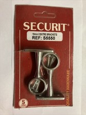 Securit S5550 Uchwyt środkowy Szyny Wiszące ubrania Chrom 19mm Asstd Ilość