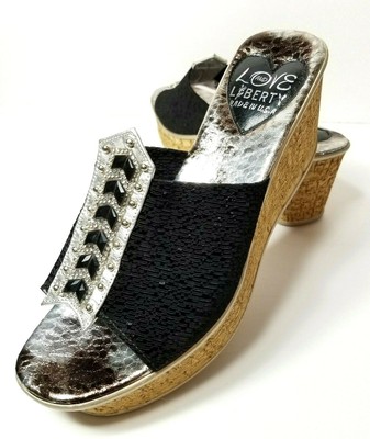 embellished slip on sandals