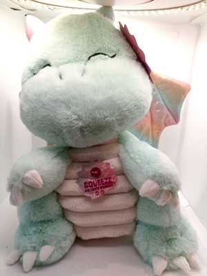 Cozy Friends Green Dragon Stuffed Animal Very Soft W/Lights and Sound