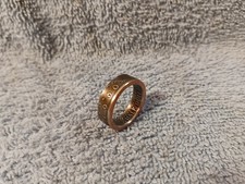 1990 Kennedy Half Dollars size 8-1/2  coin ring handmade mixed metals