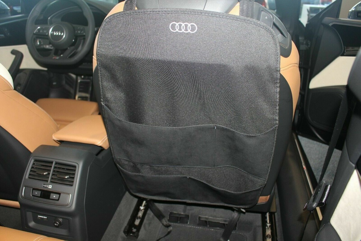 Original Audi Zubehör Rückenlehnenschutz mit Aufbewahrungstaschen 