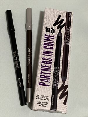 Urban Decay 24/7 Glide On Eye Pencil Duo PERVERSION & DEMOLITION 1.2g Each