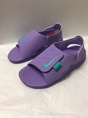 NWT NIKE SUNRAY ADJUST 5 PURPLE Blue 